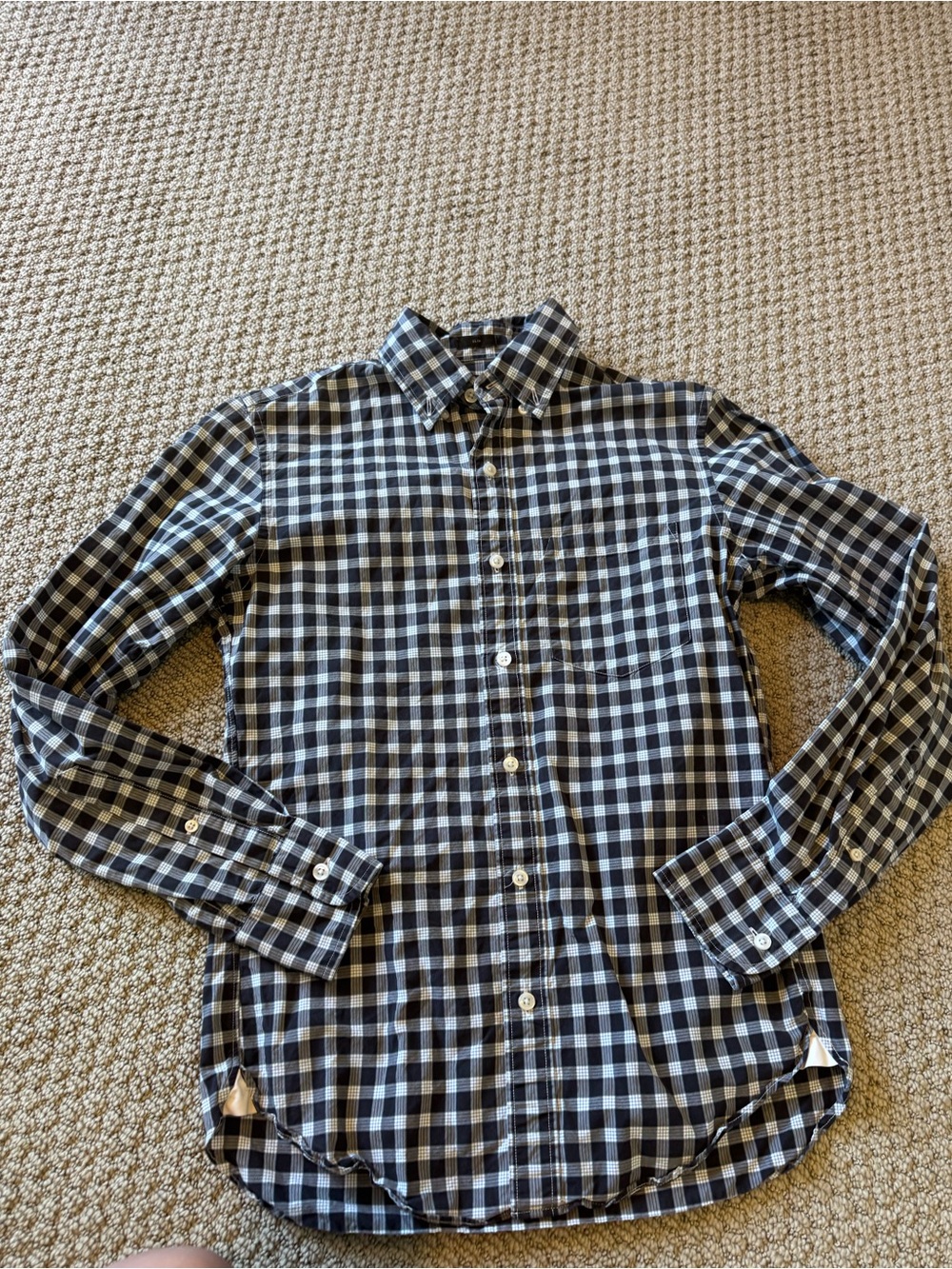 Men's J. Crew Check Button-Up Shirt